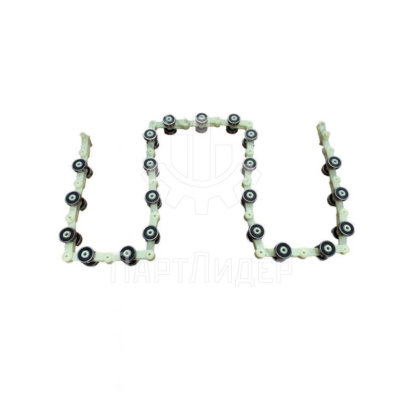 Цепь отклоняющая огибающая обводная 21 звено двойная вилка