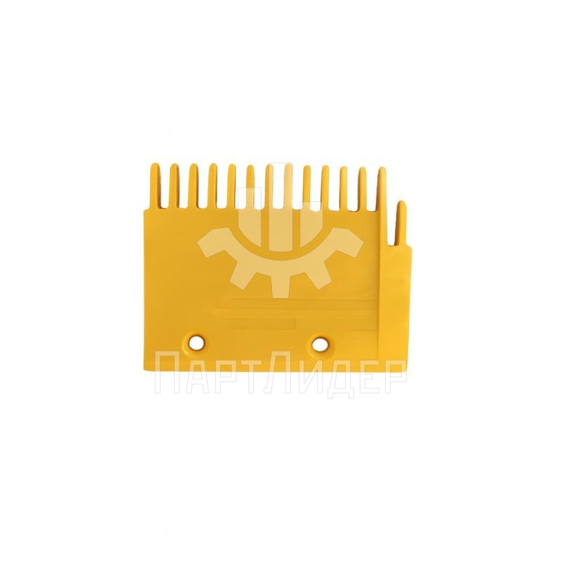 Гребенка эскалатора правая пластик желтая 117x97 мм 13 зубьев YS125B688-R Mitsubishi