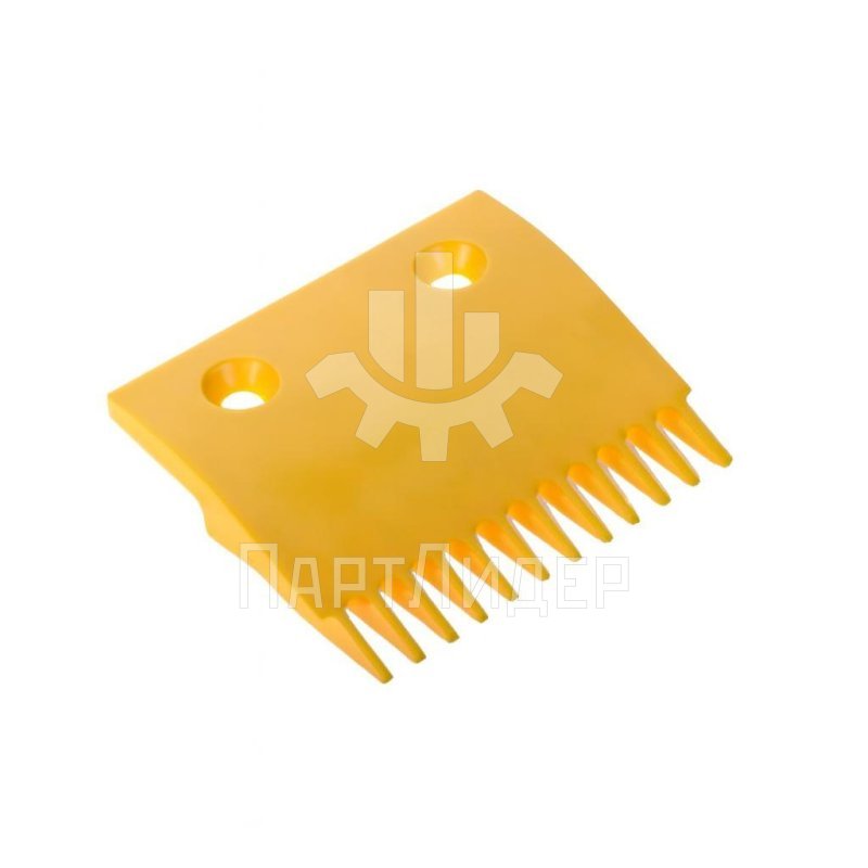 Гребенка эскалатора центральная SCE пластиковая желтая 12 зубьев ASA00B656 LG Sigma