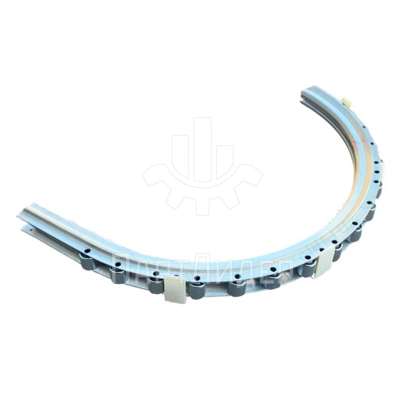 Алюминиевая основа огибающего участка 17 роликов для балюстрады 930мм Otis