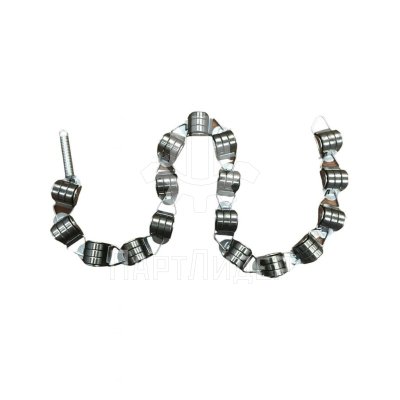 Обводная цепь торца стеклянной балюстрады 17 звеньев 930мм шаг 50.5мм 506NCE XO508