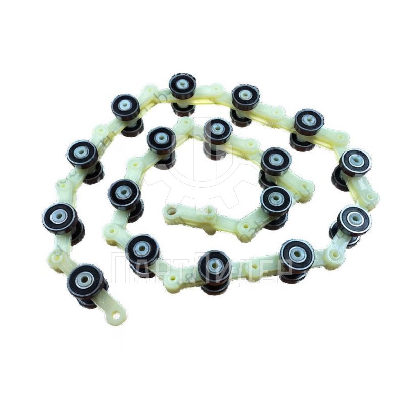 Обводная цепь торца балюстрады поручня Schindler Sigma 17 пар роликов