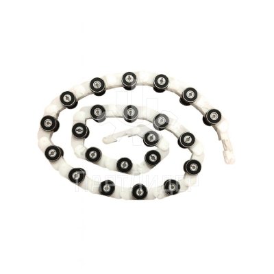 Обводная цепь торца балюстрады 22 пары роликов R20 TravelMaster110 Kone белая