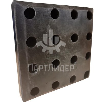 Амортизатор резиновый 120х120х40мм 001.02.00.044Н КМЗ ЩЛЗ