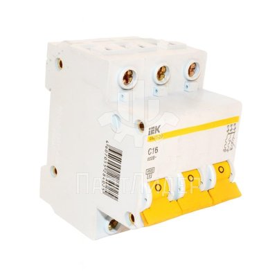 Выключатель автоматический ВА 47-29 3Р 1А