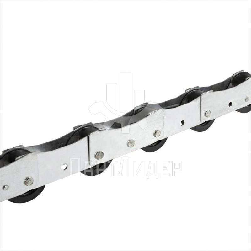 Цепь огибающая поручня эскалатора однорядная 17 роликов шаг 75мм L=1374мм BLT Schindler SEC Xizi Otis