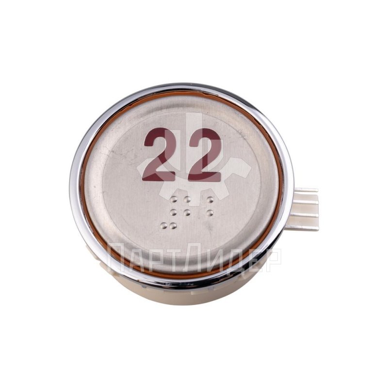 Модуль кнопочный круглый красная индикация 22 AEN55C162*A Sigma