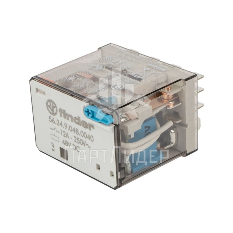 Реле промежуточное 48VDC 12А 56.34.9.048.0040 Finder