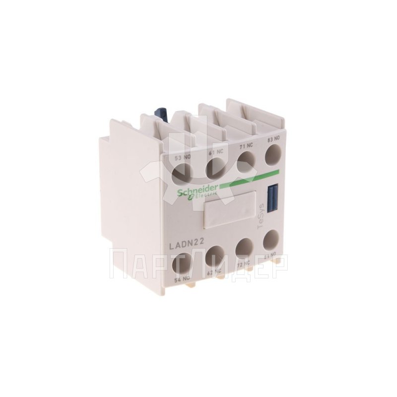 Блок дополнительных контактов фронтальный 2НО+2НЗ LADN22 Schneider Electric