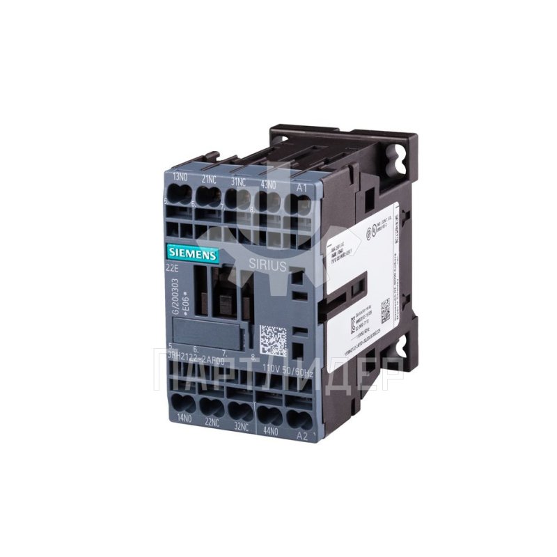 Пускатель 110VAC 10А 3RH2122-2AF00 Siemens