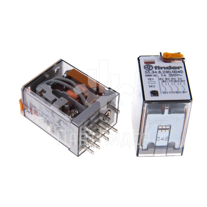 Реле промежуточное 230VAC 7А 55.34.8.230.0040 Finder