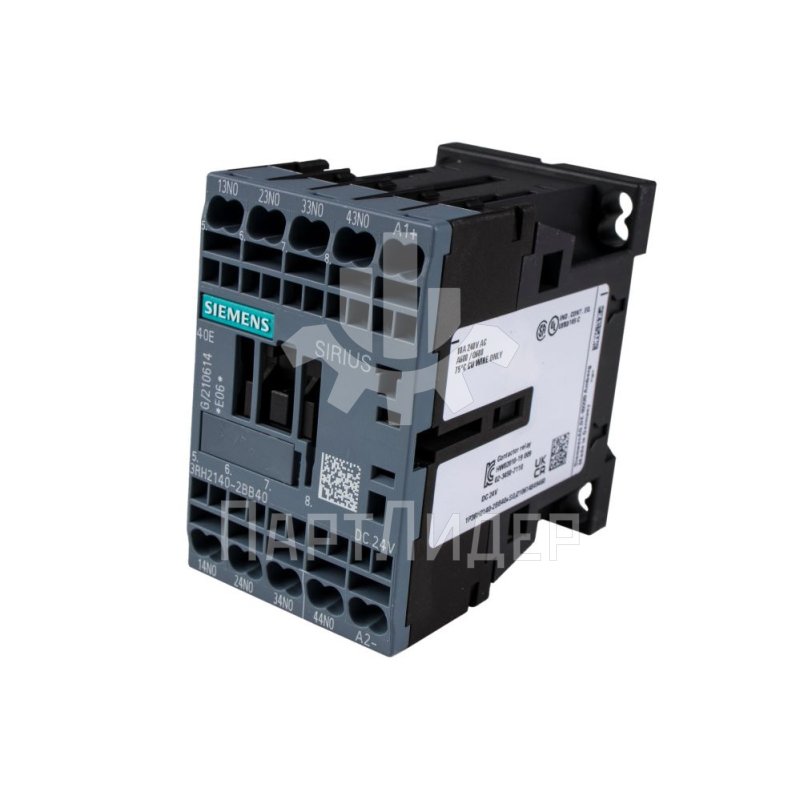 Пускатель 24VDC 10А 3RH2140-2BB40 Siemens