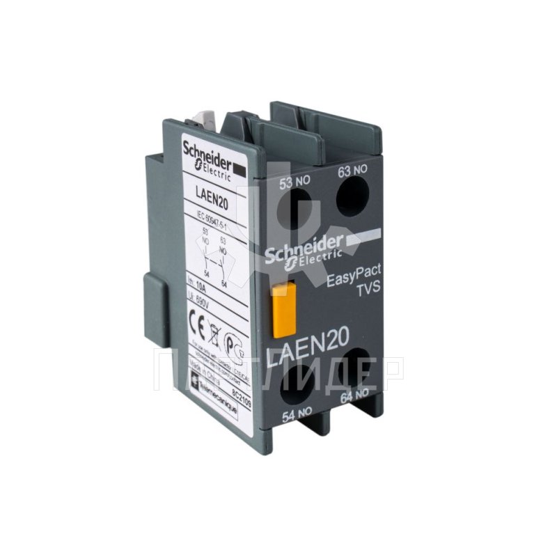 Блок дополнительных контактов 2НО LAEN20 Schneider Electric