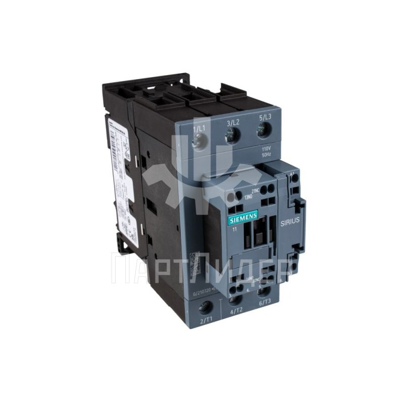 Пускатель 110VAC 65А 3RT2037-3AF00 Siemens