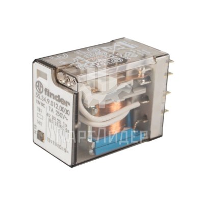 Реле промежуточное 12VDC 7А 55.34.9.012.0000 Finder