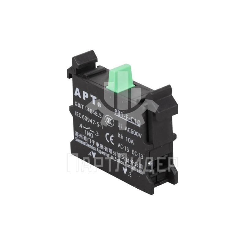 Блок-контакт 1НО PB1-F-C10 APT