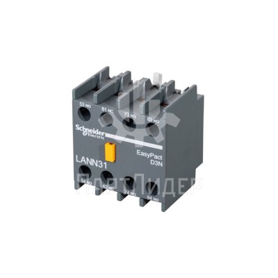 Блок дополнительных контактов фронтальный 3НО+1НЗ LANN31 Schneider Electric