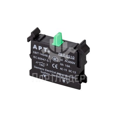 Блок-контакт 1НО PB-F-CS10 APT