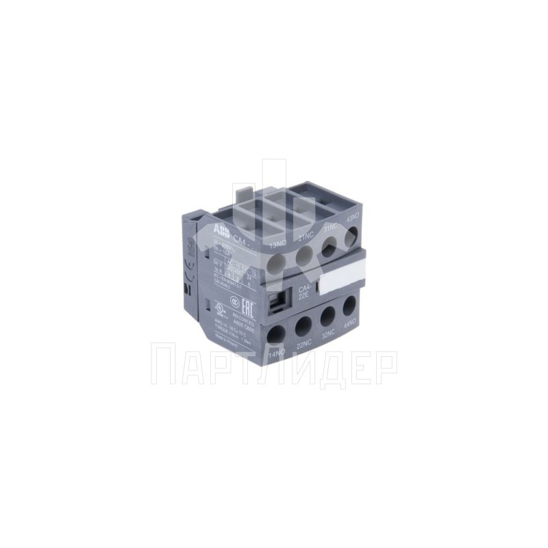Блок дополнительных контактов 2НО+2НЗ CA4-22E
