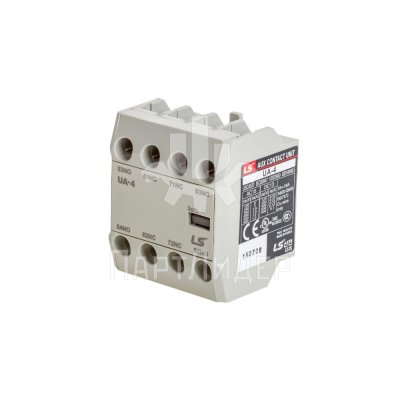 Блок дополнительных контактов фронтальный 2НО+2НЗ UA-4 83361634048 Lsis