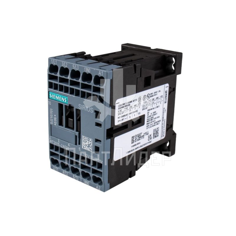 Пускатель 110VAC 7А 3RT2015-2AF01 Siemens