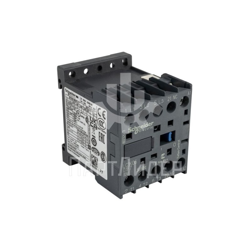 Пускатель 110VAC 6А LC1K0601F7 Schneider Electric