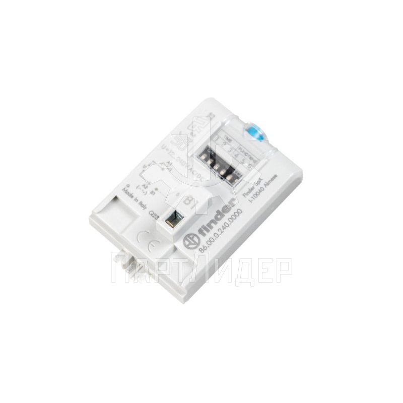 Модуль таймера 12-240VAC/VDC 0,05с-100ч Finder 86.00.0.240.0000