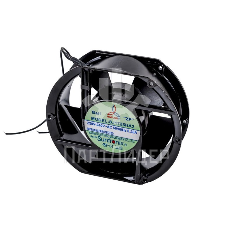 Вентилятор 172х150х51мм 230VAC 24Вт 0,28А SJ1751HA2 Suntronix