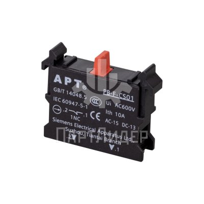 Блок-контакт 1НЗ PB-F-CS01 APT