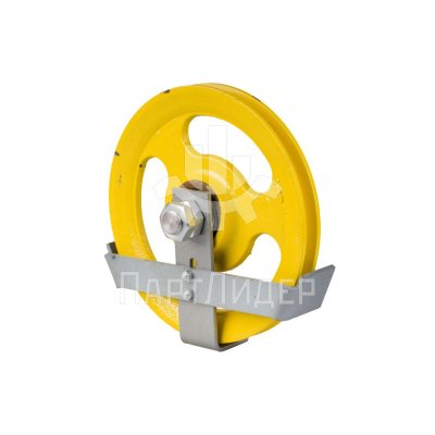 Блок устройства натяжного D=262мм в сборе с осью 0411.21.00.030-01 МЛЗ