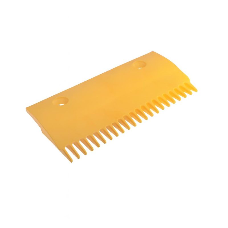 Гребенка входной площадки 22 зуба средняя M1 Sigma желтый пластик