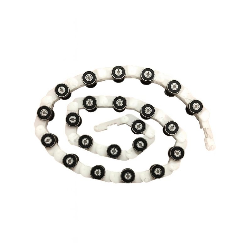 Обводная цепь торца балюстрады 22 пары роликов R20 TravelMaster110 Kone белая