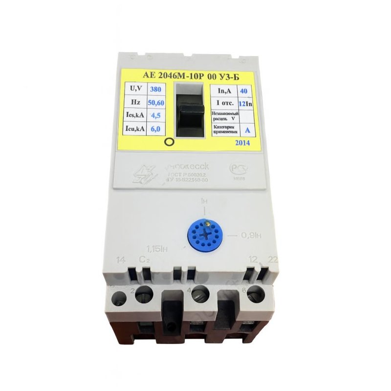 Выключатель автоматический АЕ 2046МП-10Р-00 1.6А