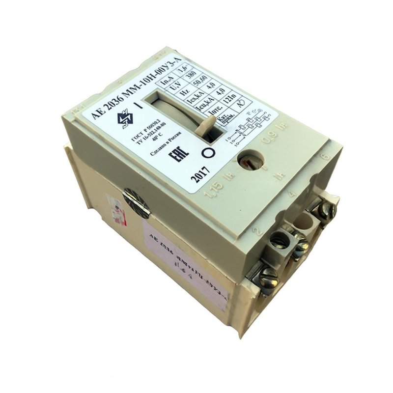 Автоматический выключатель АЕ 2036ММ-10Н-00 16А