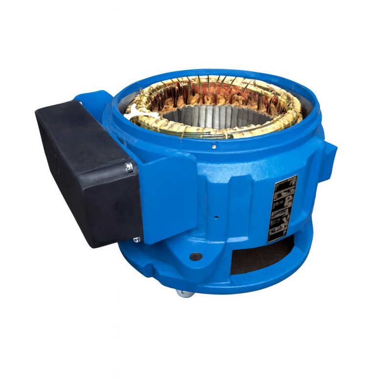 Сборка мотора одна скорость без ротора 8.5кВт ZAA9676AXH37-I Otis