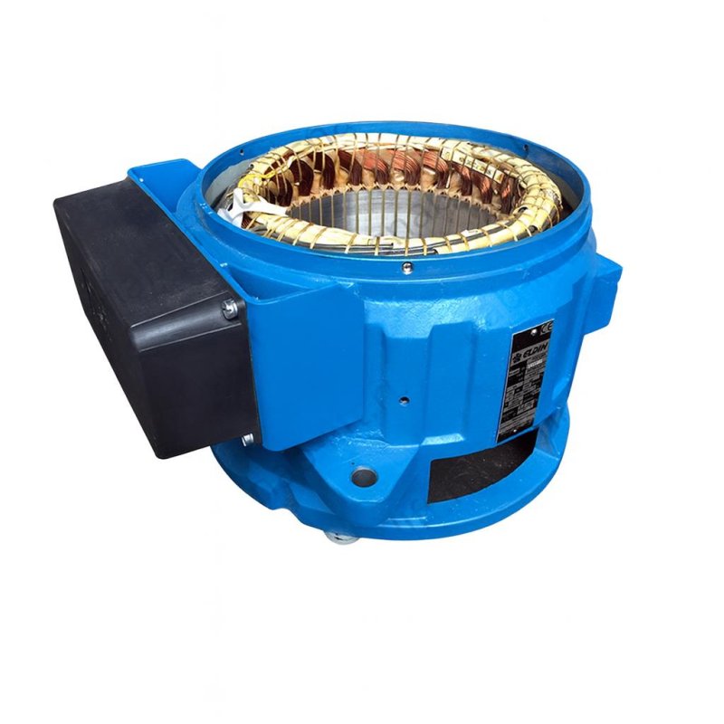 Сборка мотора две скорости без ротора 8.5 кВт ZAA9676AXH37 Otis