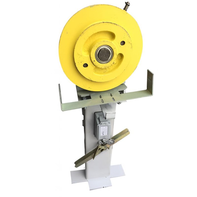 Ограничитель скорости на стойке шкив 240мм V=1.0мс канат 7.8мм ПРАВЫЙ (сборка 1)